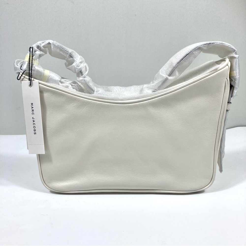 Marc Jacobs Tempo Baguette Leather Shoulder Bag in Cotton Color NEW H903L01SP22 - Picture 4 of 16